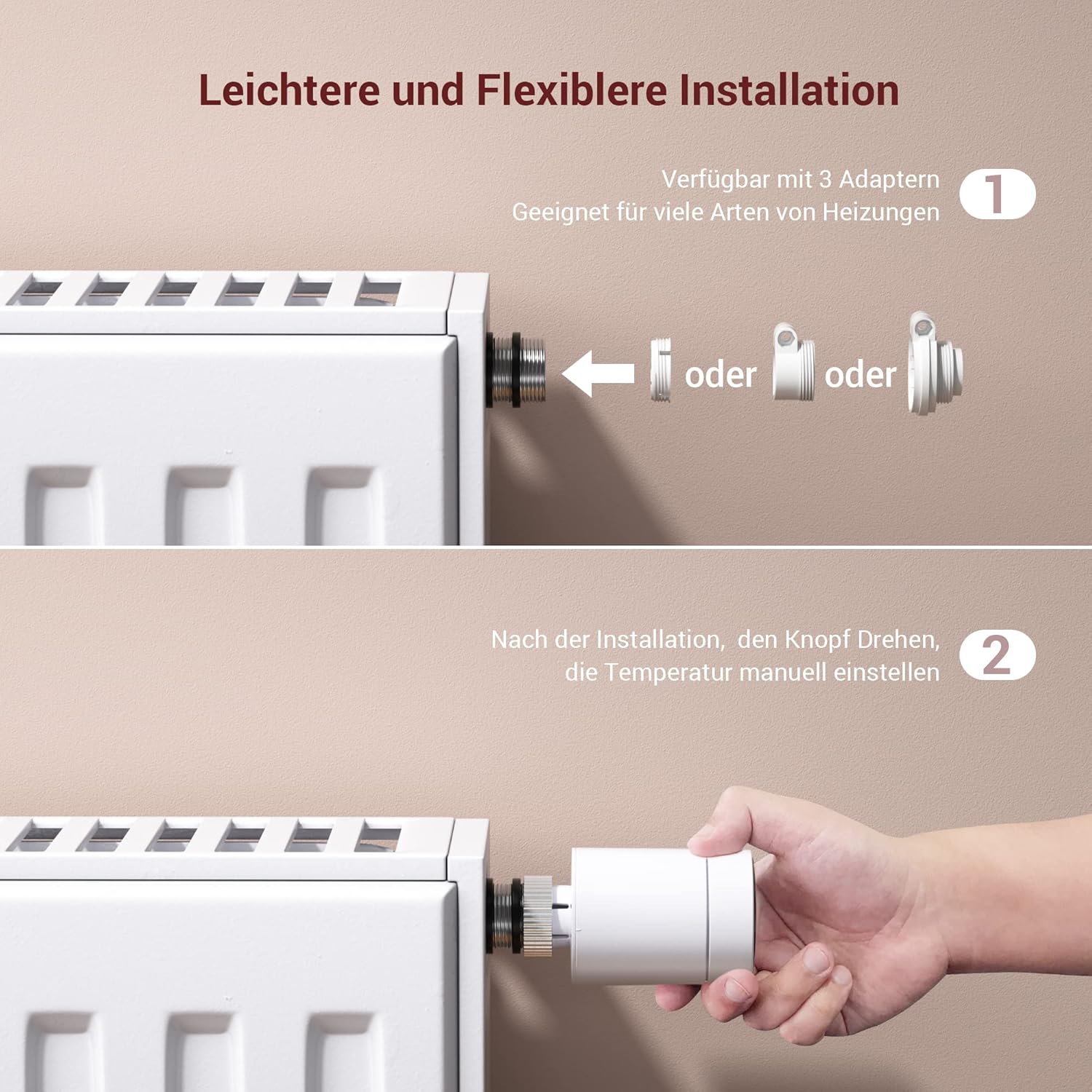 Termostato Radiador Zigbee PUTO Termostato Radiador Zigbee PUTO